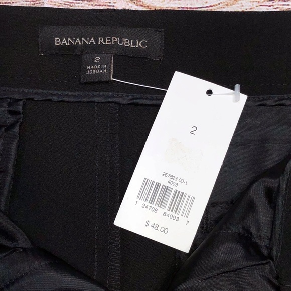 NWT Banana Republic Black Shorts Size 2 - Picture 2 of 9